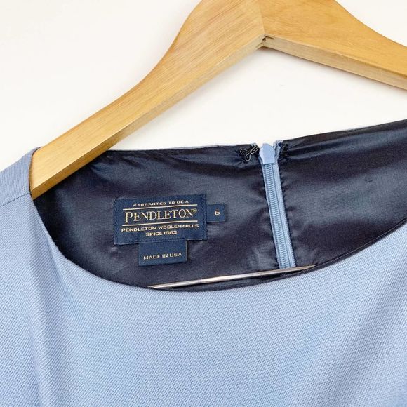 PENDLETON Virgin Wool 3/4 Sleeve Dress 6 - Picture 8 of 8